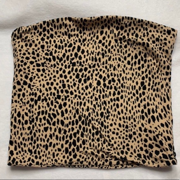 Cheetah print brandy melville tube top - Picture 1 of 1